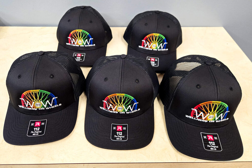 Custom embroidered Richardson trucker hats for Houston businesses and organizations